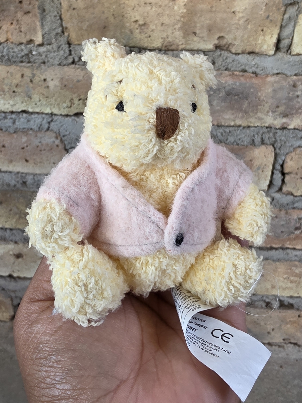 Disney Store Exclusive Sherpa Winnie the Pooh Plush - Pink Cardigan